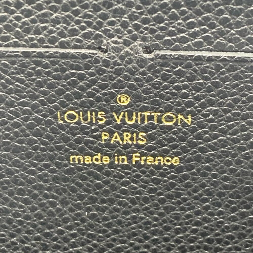 Authentic Louis Vuitton Monogram Empreinte Leather Zippy Long Wallet Black - Picture 10 of 15